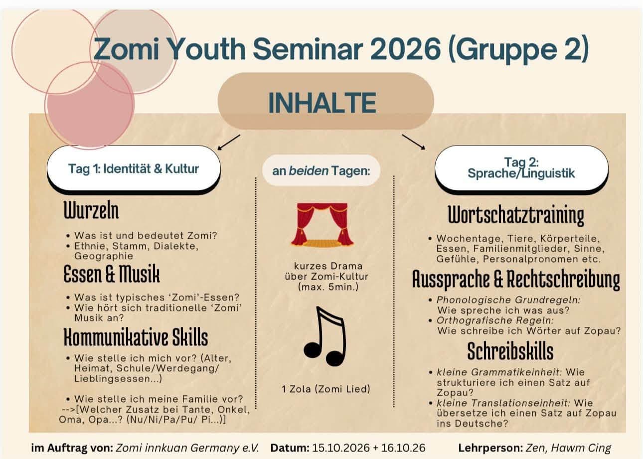 Zomi Kultur- & Leben-Seminar 2026